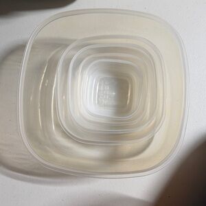 Transparent Food Storage Container Set